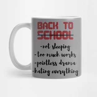 Back to school Funny Mug